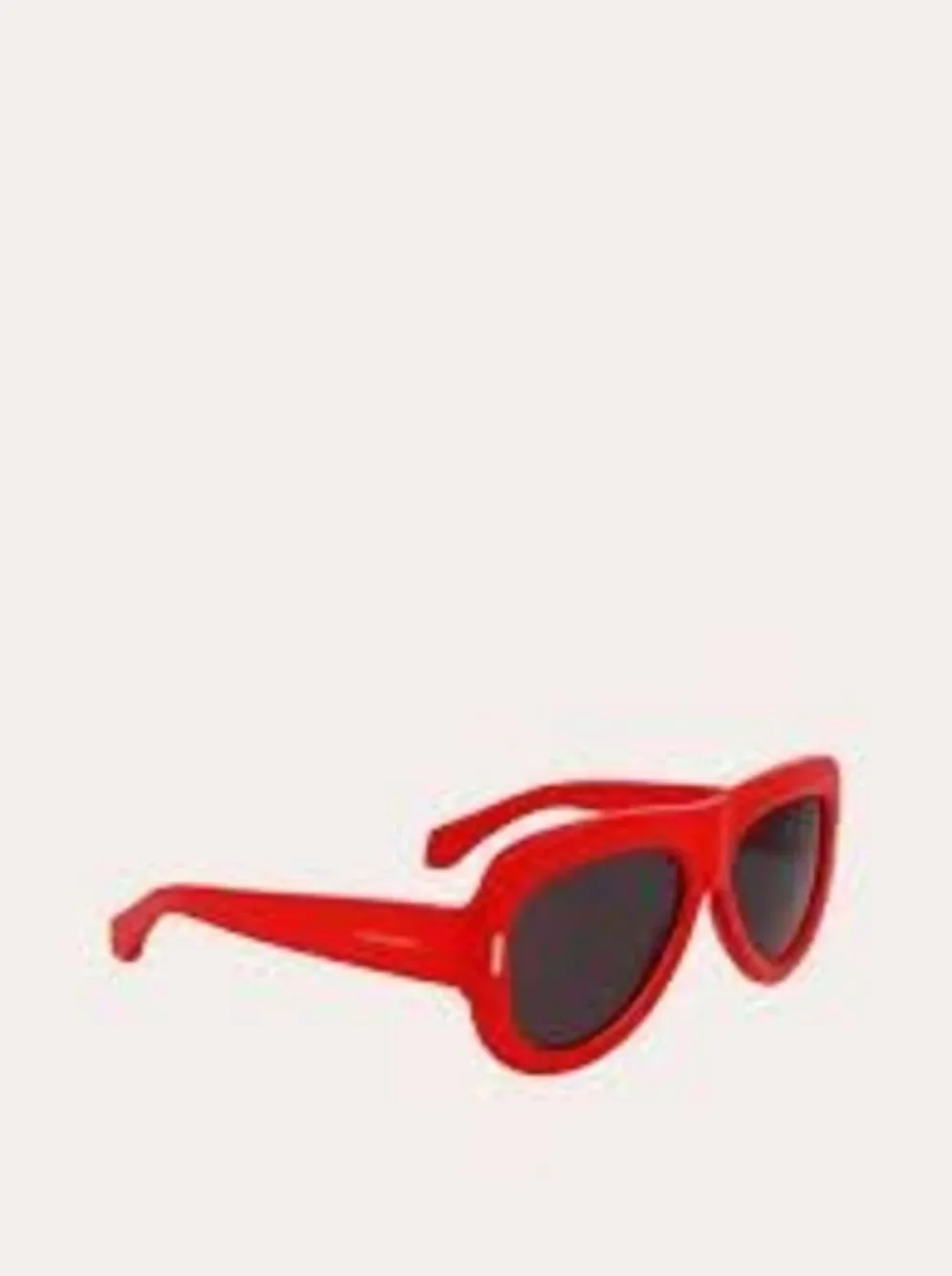 Ferragamo Wide Aviator Sunglasses Bright Red Full Rim Plastic Frame SF2029SE NEW